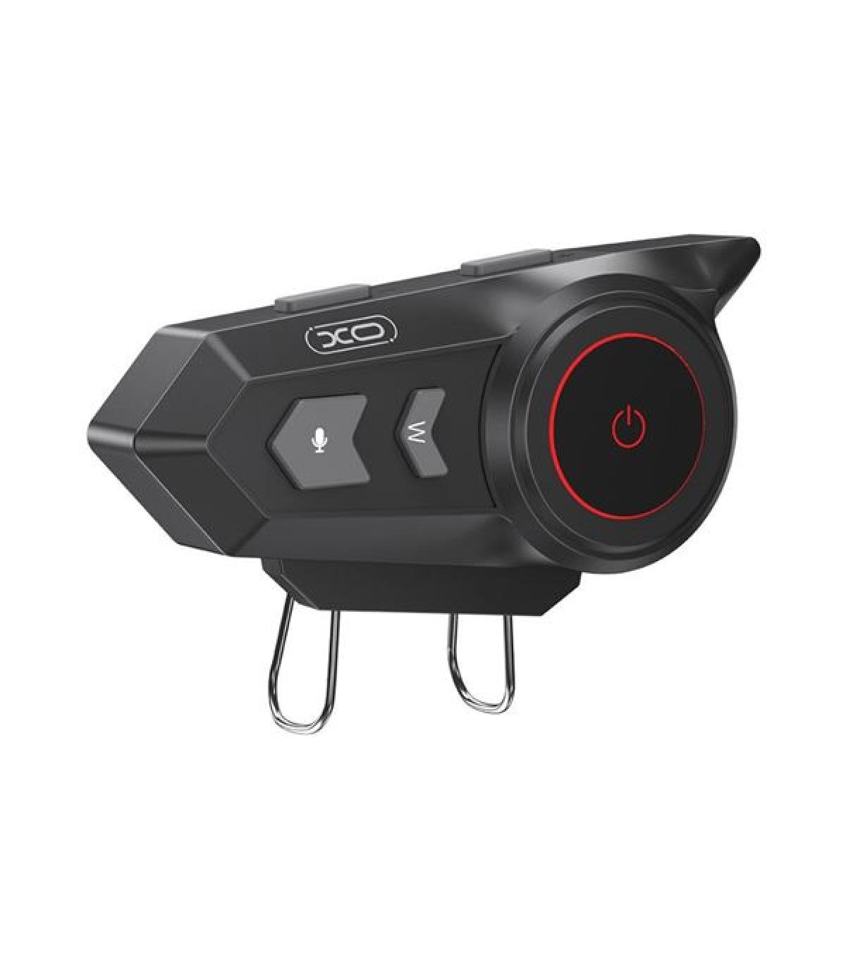 XO BE47 Intercomunicador para Casco de Moto - Bluetooth 5.3 - Alcance hasta 20m - Color Negro