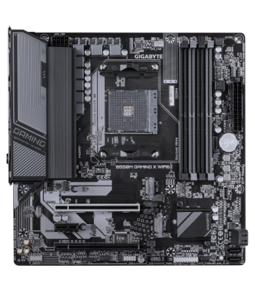 GIGABYTE B550M GAMING X WIFI6 Placa base - Procesadores AMD Ryzen 5000, VRM de 5+3 fases, hasta 3200 MHz DDR4, 1x M.2 PCIe 4.0..