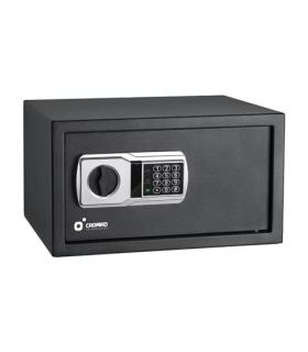 Cromad Caja Fuerte Electronica - Alto Nivel de Seguridad - De 3 a 8 Digitos - Bisagras Ocultas - Incluye Llave de Emergencia ..