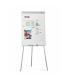 Faibo Pizarra/Caballete Metalico 700x1020mm - Superficie Magnetica - Bandeja para Rotuladores - Color Blanco