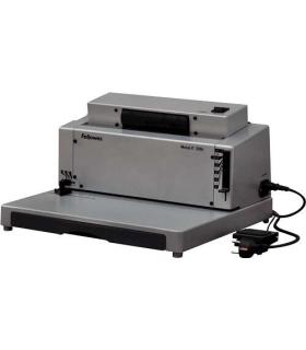 Fellowes Metal E 200R Encuadernadora Electrica de Espiral A4 - Perfora hasta 20 Hojas - Encuaderna hasta 450 Hojas
