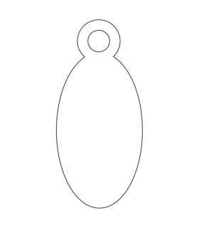 Apli Etiquetas Colgantes Blancas 11 x 24mm 1.000 U