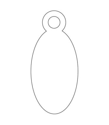 Apli Etiquetas Colgantes Blancas 11 x 24mm 1.000 U