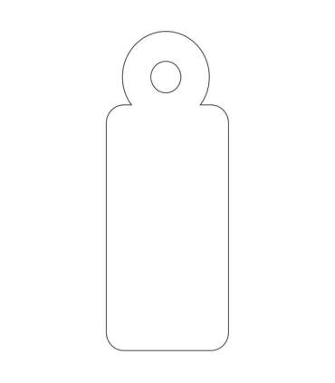 Apli Etiquetas Colgantes Blancas 13 x 34mm 1.000 U