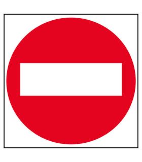 Apli Etiqueta Señalizacion Prohibido El Paso 1 U