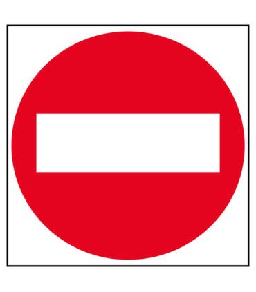 Apli Etiqueta Señalizacion Prohibido El Paso 1 U