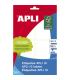 Apli Etiquetas 10 Blancas 50.0 x 70.0mm 10 Hojas