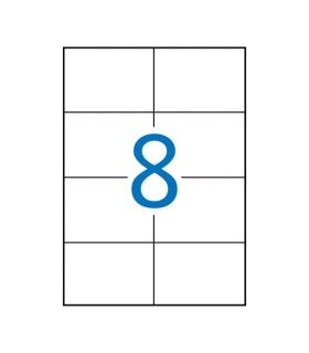 Apli Etiquetas Permanentes Blancas 105 x 74 mm - 500 Hojas