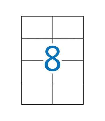 Apli Etiquetas Permanentes Blancas 105 x 74 mm - 500 Hojas