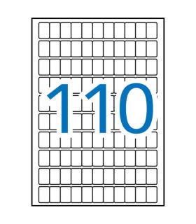 Apli Etiquetas A5 Blancas 12.0 x 18.0mm 15 Hojas