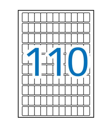 Apli Etiquetas A5 Blancas 12.0 x 18.0mm 15 Hojas