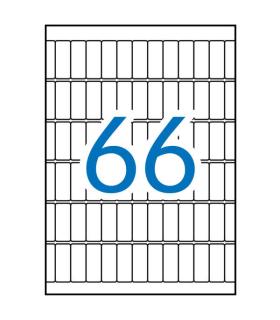 Apli Etiquetas A5 Blancas 12.0 x 30.0mm 15 Hojas