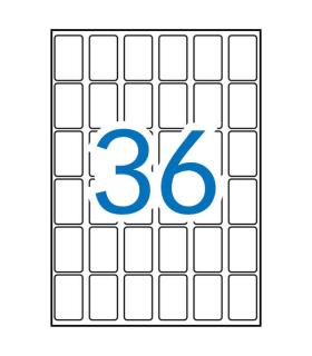 Apli Etiquetas A5 Blancas 22.0 x 32.0mm 15 Hojas