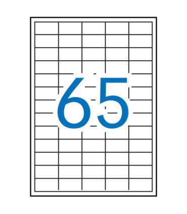 Apli Etiquetas Blancas Permanentes para Laser 38.0 x 21.2mm 250 Hojas