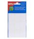 Apli Etiquetas Doble Frontal Blancas 22.0 x 32.0mm