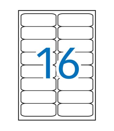 Apli Etiquetas Blancas Calidad Foto 99.1 x 34.0mm 10 Hojas