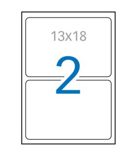 Apli Etiquetas Blancas Calidad Foto 178.0 x 127.0mm 10 Hojas