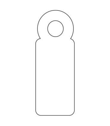 Apli Etiquetas Colgantes Blancas 7 x 19mm 200 U