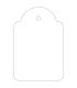 Apli Etiquetas Colgantes Blancas 36 x 53mm 100 U