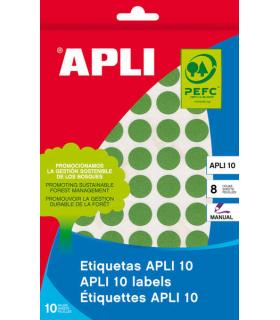 Apli Etiquetas Minibolsa Colores Surtidos Ø 19.0mm 5 Hojas