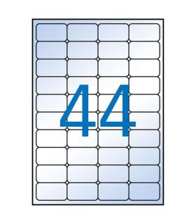 Apli Pack de 440 Etiquetas Transparentes Permanentes 48.5 x 25.4mm
