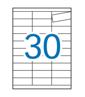 Apli Etiquetas Blancas para Estanteria 67.0 x 25.4mm 10 Hojas