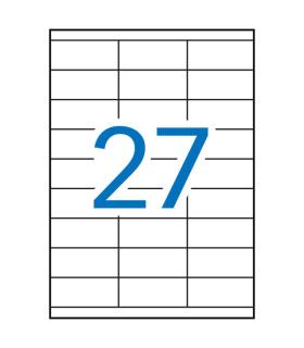 Apli Etiquetas Blancas Permanentes 70.0 x 30.0mm 500 Hojas