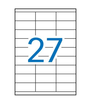 Apli Etiquetas Blancas Permanentes 70.0 x 30.0mm 500 Hojas