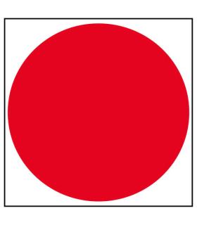 Apli Etiqueta Señalizacion Punto Rojo Especial Cristal 1 U