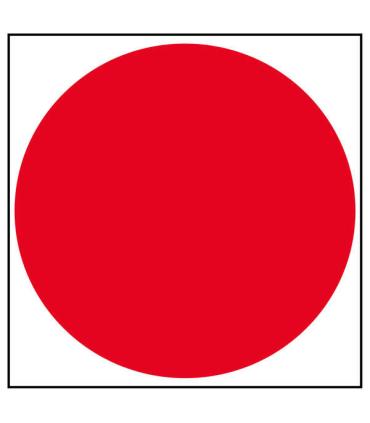 Apli Etiqueta Señalizacion Punto Rojo Especial Cristal 1 U