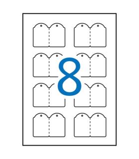 Apli Etiquetas Colgantes Imprimibles 36.0 x 53.0mm 10 Hojas