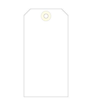 Apli Etiquetas con Arandela 125 x 63mm 1.000 U