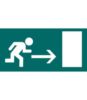Apli Etiqueta Señalizacion Salida Emergencia Derecha 1 U