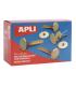 Apli Encuadernadores Metalicos con Arandela - 25mm - Caja de 100 - Incluye Arandela para Embellecer y Evitar Rozaduras - Aptos..