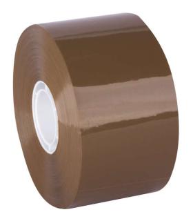 Apli Precinto Compact sin Ruido Pp Acrilico - 50mm x 132m - Grosor 28?m - Marron