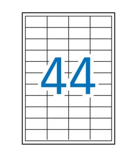 Apli Etiquetas Blancas Permanentes 48.5 x 25.4mm 10 Hojas