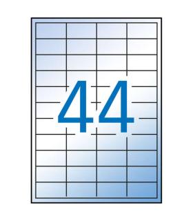 Apli Etiquetas Translucidas Resistentes Intemperie 48.5 x 25.4mm 100 Hojas