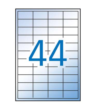 Apli Etiquetas Translucidas Resistentes Intemperie 48.5 x 25.4mm 100 Hojas