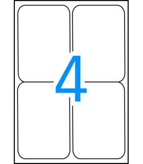 Apli Etiquetas Blancas Resistentes Intemperie 99.1 x 139mm 20 Hojas