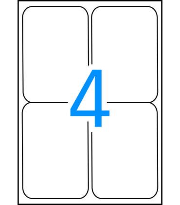 Apli Etiquetas Blancas Resistentes Intemperie 99.1 x 139mm 20 Hojas