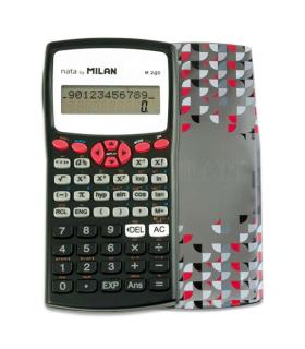 Milan M240 Calculadora Cientifica 10+2 Digitos - Pantalla de 2 Lineas - 240 Funciones Integradas Incluyendo 124 Cientificas - Ca