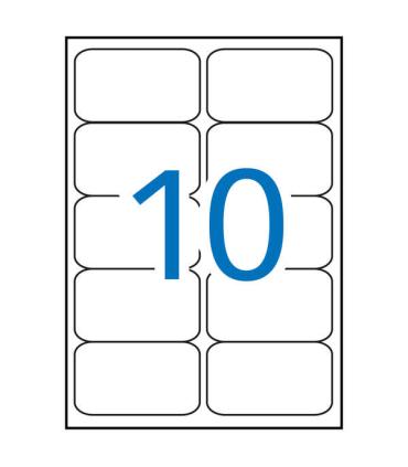 Apli Etiquetas Kraft Permanentes 99.1 x 57.0mm 10 Hojas