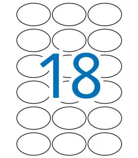 Apli Etiquetas Kraft Permanentes 63.5 x 42.3mm 10 Hojas