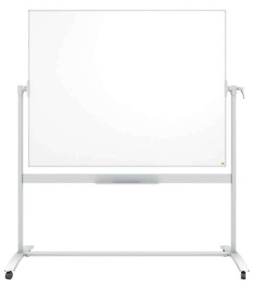 Nobo Pizarra Blanca Movil de Esmalte Classic - 1500x1200mm - Diseño Puntero - Color Blanco