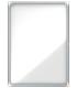 Nobo Vitrina para 9 Hojas A4 con Superficie Blanca Magnetica - 1000x752x37mm - Puerta de Cristal de Seguridad - Marco de Alumini