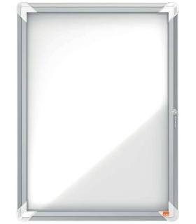 Nobo Vitrina Exteriores 4 Hojas A4 Superficie Blanca Magnetica 532x692x45mm Segura Aluminio