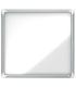 Nobo Vitrina Exteriores 6 Hojas A4 Superficie Blanca Magnetica - 752x692x45mm - Puerta Seguridad Cerradura Marco Aluminio - Colo