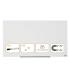 Nobo Impression PRO Pizarra Magnetica de Cristal 1000x560mm - Diseño sin Marco - Ultra Capacidad de Borrado - Blanco Brillante..