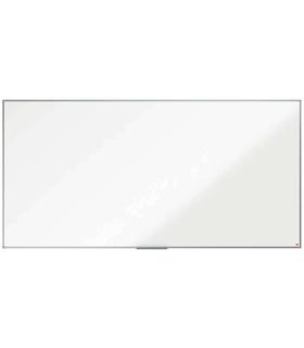 Nobo Essence Pizarra Magnetica de Acero Vitrificado 2400x1200mm - Montaje en Esquinas - Superficie de Borrado Superior - Color..