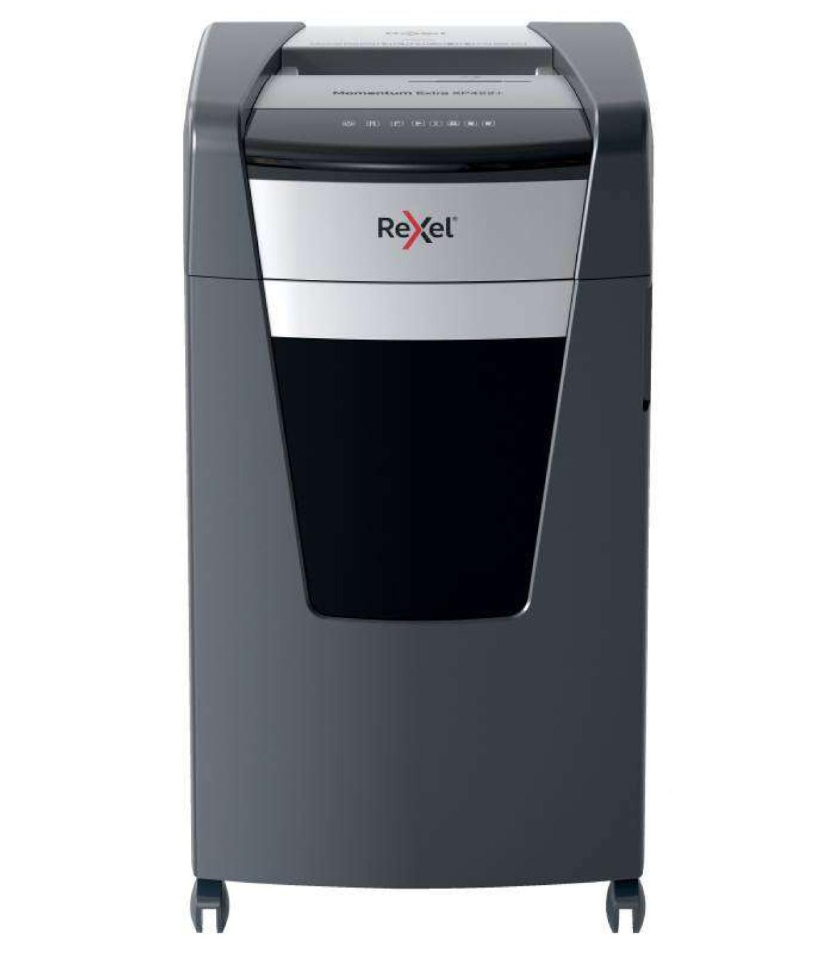 Rexel Momentum Extra XP422+ Destructora de Papel de Corte en Particulas sin Atascos - 22 Hojas A4 - Tecnologia de Deteccion Acti